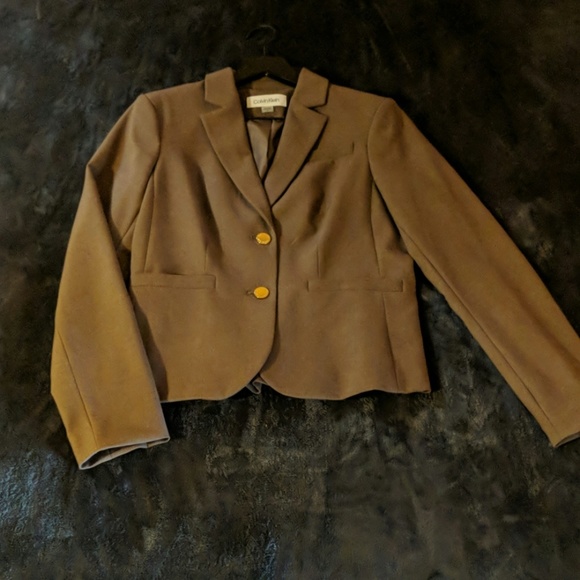 Brown Size 4 Calvin Klein Suit - Picture 5 of 7